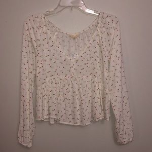 Pacsun long sleeve baby doll shirt